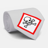 Symbool voor de gevarenzone stropdas (Opgerold)