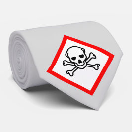 Symbool voor de gevarenzone stropdas