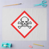 Symbool voor de gevarenzone tissuepapier (Craft)