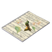 symbool voor de kolibrie van de blijdschap notitie notitieboek (Linkerzijde)