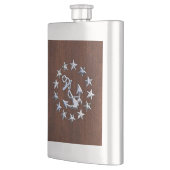 Symbool voor de vlag van het anker voor het noeste heupfles (Links)