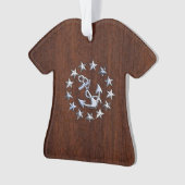 Symbool voor de vlag van het anker voor het noeste ornament (voorkant)