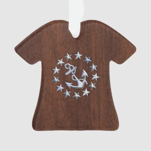 Symbool voor de vlag van het anker voor het noeste ornament