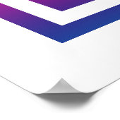 ☮ symbool voor de vrede — QR-code Poster (Hoek)