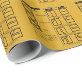 Symbool voor droogmethode cadeaupapier (Rol Hoek)