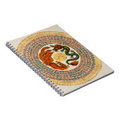 Symbool voor dubbel geluk met Phoenix en Dragon Notitieboek (Rechterzijde)