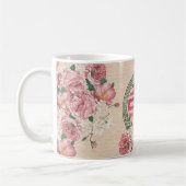 Symbool voor dubbel geluk op het Gentle Peony-patr Koffiemok (Links)