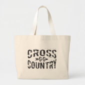 Symbool voor dwars-land draaiende draaiende Pijl w Grote Tote Bag (Voorkant)