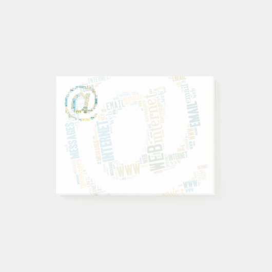 Symbool voor e-mail over internet | Geek Gifts Post-it® Notes (Voorkant)