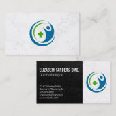 symbool voor eerste hulp op het gebied van gezondh visitekaartje (Voorkant / Achterkant)