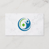 symbool voor eerste hulp op het gebied van gezondh visitekaartje (Voorkant)