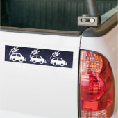 Symbool voor elektrische auto's bumpersticker (Op Truck)