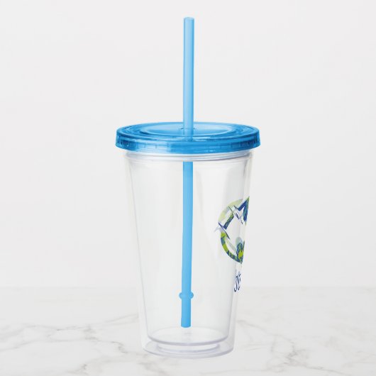 Symbool voor elektrische opstand acryl drinkbeker (Rechts)