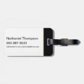 Symbool voor elektrische opstand bagagelabel (Achterkant horizontaal)