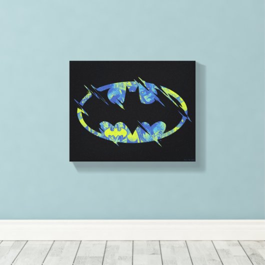 Symbool voor elektrische opstand canvas afdruk (Insitu (Houten vloer))