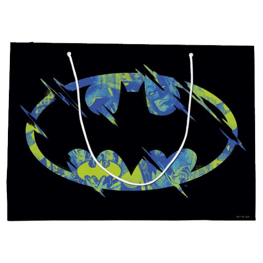 Symbool voor elektrische opstand groot cadeauzakje (Achterkant)