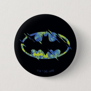 Symbool voor elektrische opstand ronde button 5,7 cm