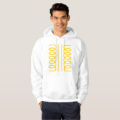 Symbool voor elektrische transformator hoodie (Voorkant volledig)