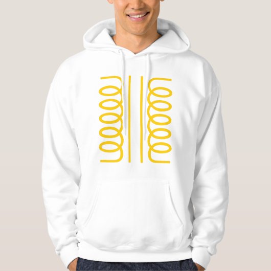 Symbool voor elektrische transformator hoodie (Voorkant)