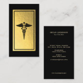 Symbool voor geneeskundig gebruik visitekaartje (Voorkant / Achterkant)