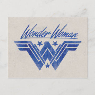Symbool voor gestapelde sterren in Wonder Woman Briefkaart