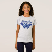Symbool voor gestapelde sterren in Wonder Woman T-shirt (Voorkant volledig)