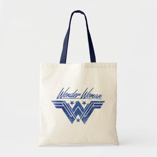 Symbool voor gestapelde sterren in Wonder Woman Tote Bag (Voorkant)