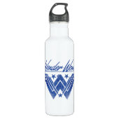 Symbool voor gestapelde sterren in Wonder Woman Waterfles (Voorkant)
