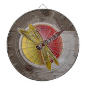 Symbool voor gonvliegen dartbord (Voorkant)