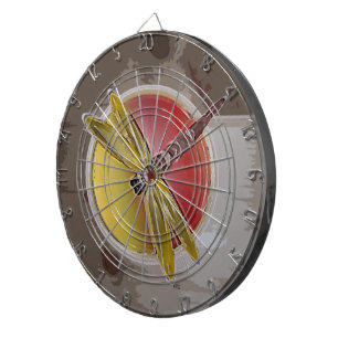 Symbool voor gonvliegen dartbord