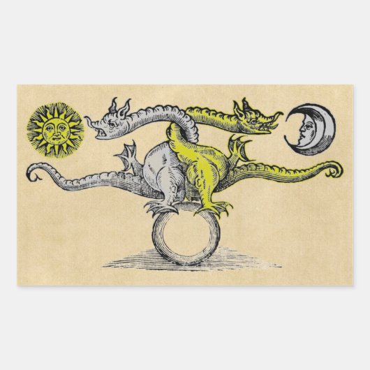 Symbool voor gouden en zilverdragers rechthoekige sticker (Voorkant)