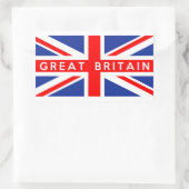symbool voor groot - brittannië - vlag rechthoekige sticker (Tas)