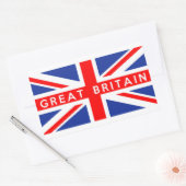 symbool voor groot - brittannië - vlag rechthoekige sticker (Envelop)