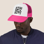 Symbool voor hart en hart — QR-code Trucker Pet (In situ)