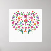 Symbool voor hartvorm canvas afdruk (Voorkant)