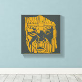 Symbool voor het activiteitenoverzicht canvas afdruk (Insitu (Houten vloer))