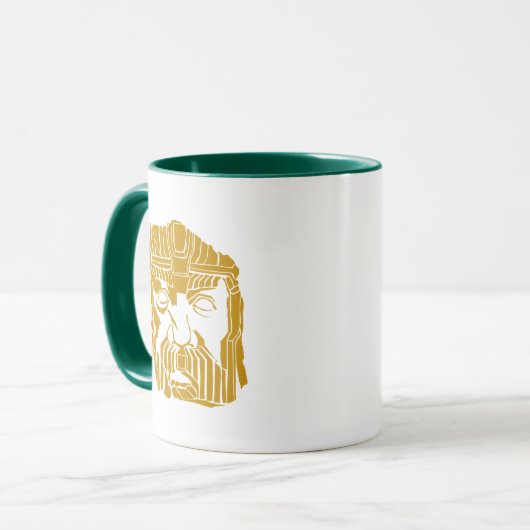 Symbool voor het activiteitenoverzicht mok (Voorkant links)