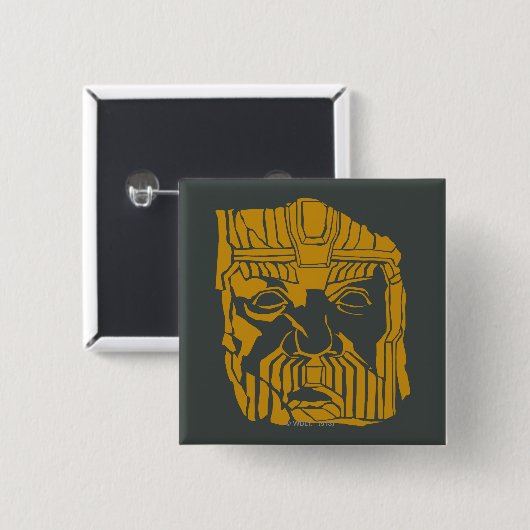 Symbool voor het activiteitenoverzicht vierkante button 5,1 cm (Voorkant /achterkant)