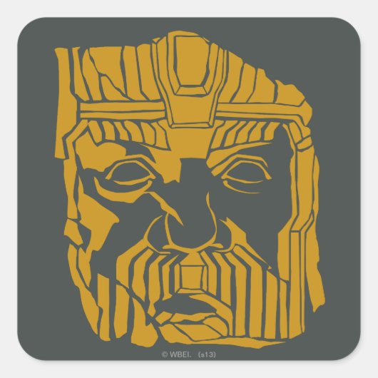 Symbool voor het activiteitenoverzicht vierkante sticker (Voorkant)