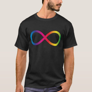 Symbool voor ineindigheid in neurodiversiteit t-shirt