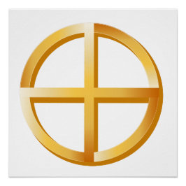 Symbool voor inheemse spiritualiteit perfect poster