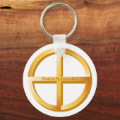 Symbool voor inheemse spiritualiteit sleutelhanger (Voorkant)