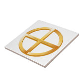 Symbool voor inheemse spiritualiteit tegeltje (Zijkant)