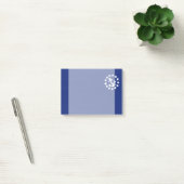 Symbool voor jachtvlag Anchor sterren op blauw Post-it® Notes (Kantoor)