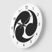 Symbool voor Japanse familiekust (KAMON) Grote Klok (Hoek)