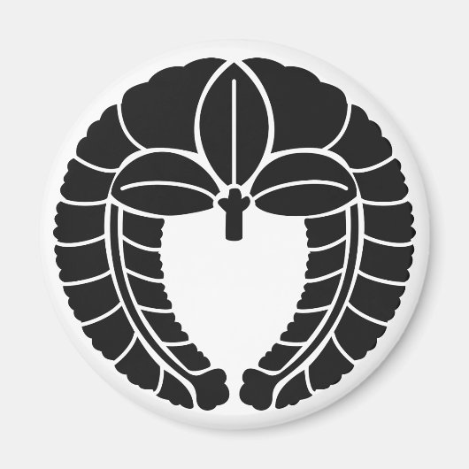 Symbool voor Japanse familiekust (KAMON) Magneet (Voorkant)