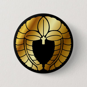 Symbool voor Japanse familiekust (KAMON) Ronde Button 5,7 Cm