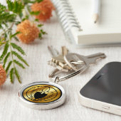 Symbool voor Japanse familiekust (KAMON) Sleutelhanger (Zijkant)