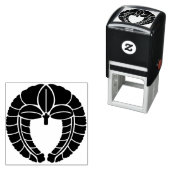 Symbool voor Japanse familiekust (KAMON) Zelfinktende Stempel (In situ)