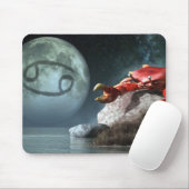 Symbool voor kankerdierentuin muismat (Met muis)